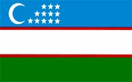 Флаг Республики Узбекистана