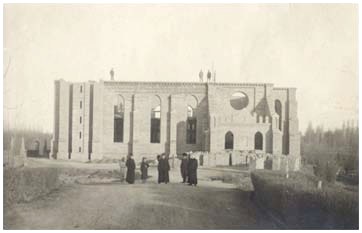 Строительство "нового" римско-католического храма на Саларе. Фото 1913 г.